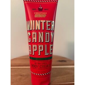 Bath and Body Works 8 oz Winter Candy Apple Ultra Shea Body Cream Christmas